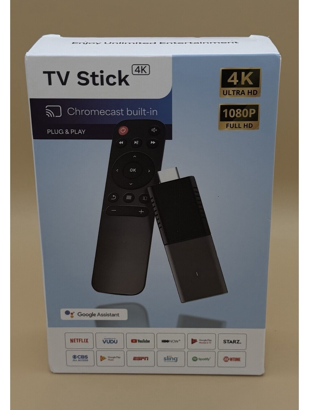 4K Smart TV Stick Android 14 8GB 128GB WiFi 2.4G/5G HDMI Streaming Remote